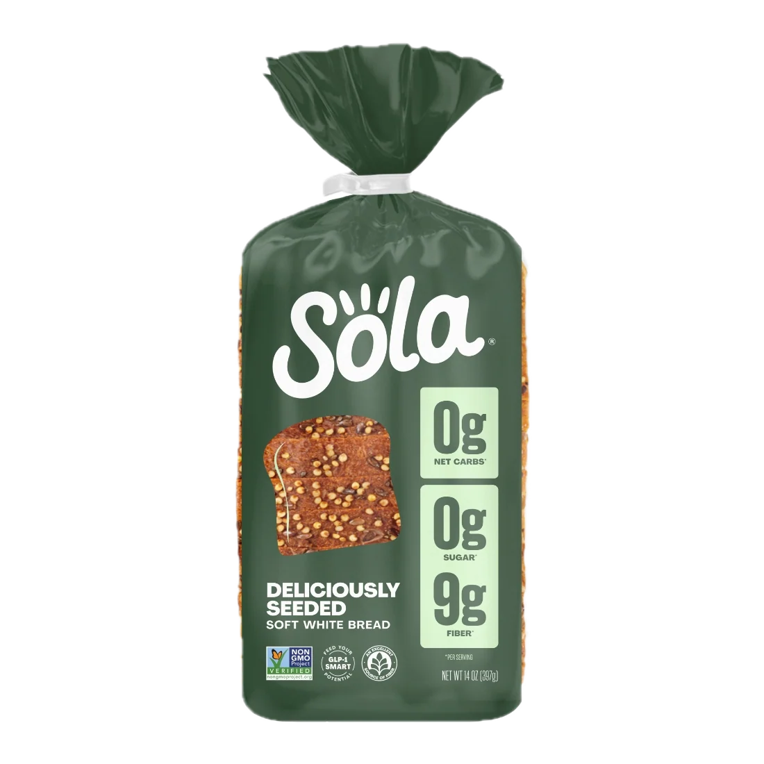 Sola Bread, Deliciously Seeded / 14 oz