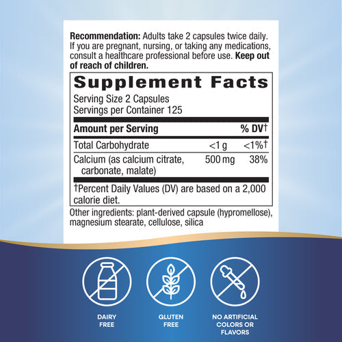 Nature's Way Calcium Citrate 250 capsules