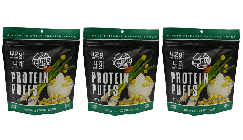 Twin Peaks Ingredients Protein Puffs - Sour Cream & Onion