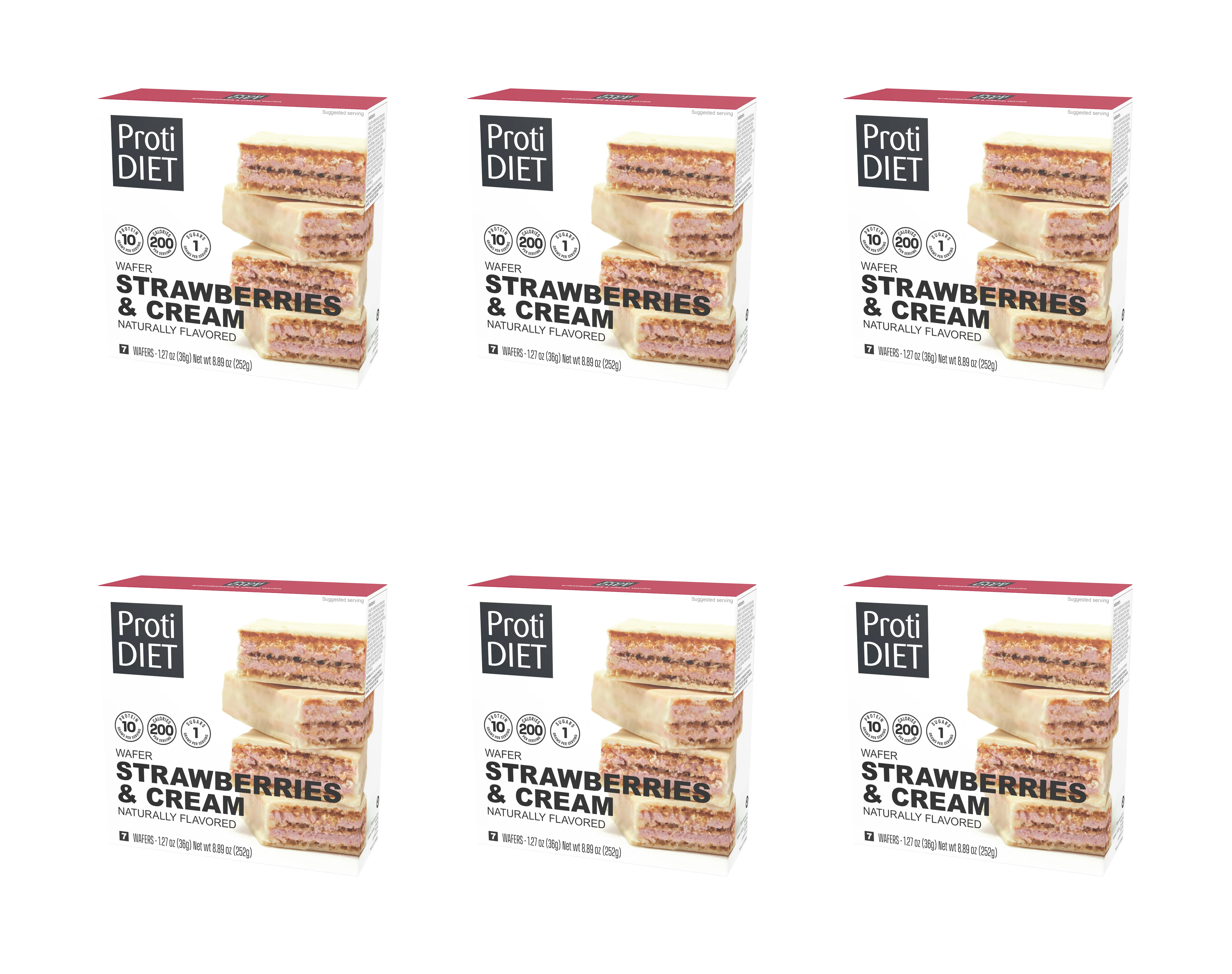 Proti Diet 10g Protein Wafer Bars - Strawberries & Cream