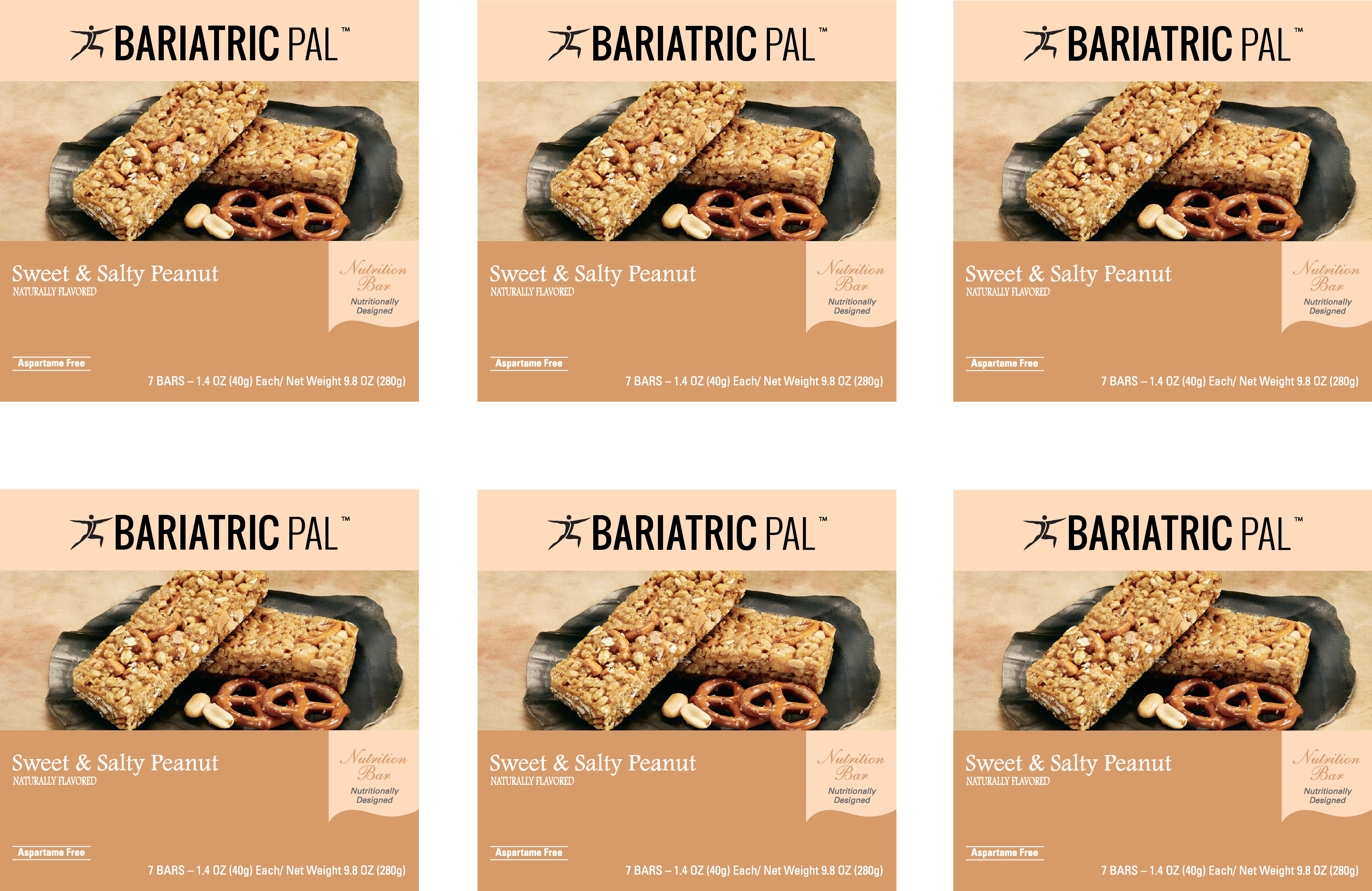 BariatricPal 10g Protein Snack Bars - Sweet & Salty Peanut Bar