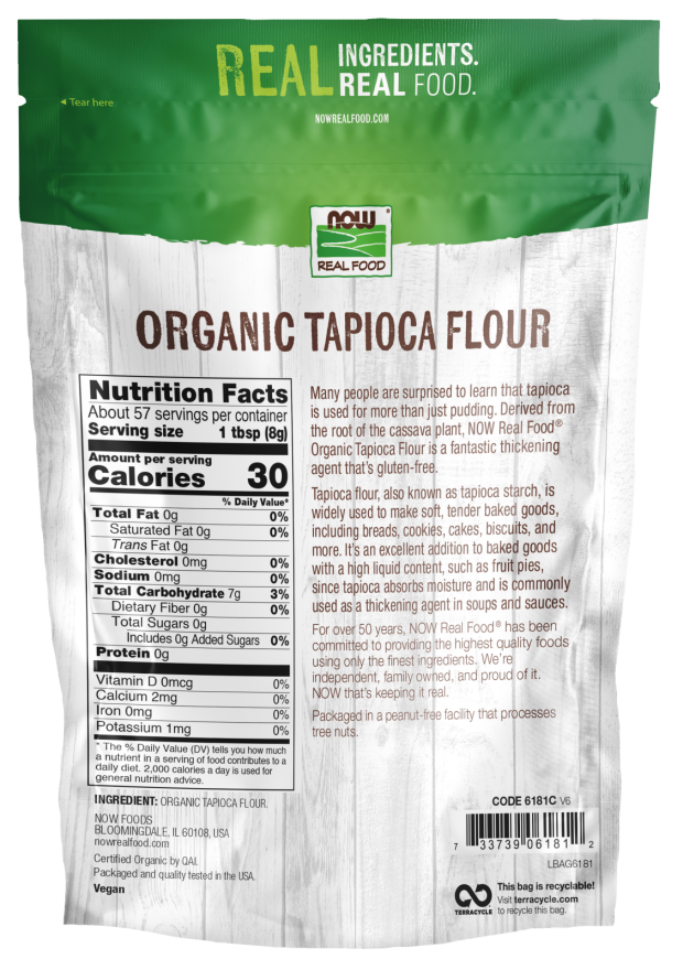NOW Tapioca Flour 16 oz.
