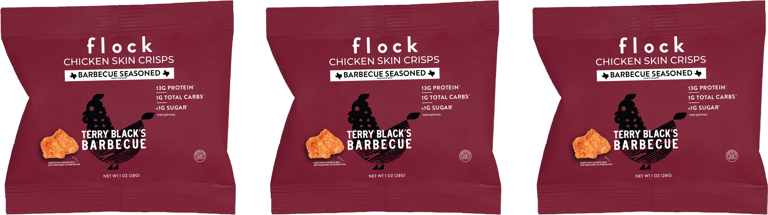 Flock Foods Keto Chicken Chips - Terry Black’s Barbecue