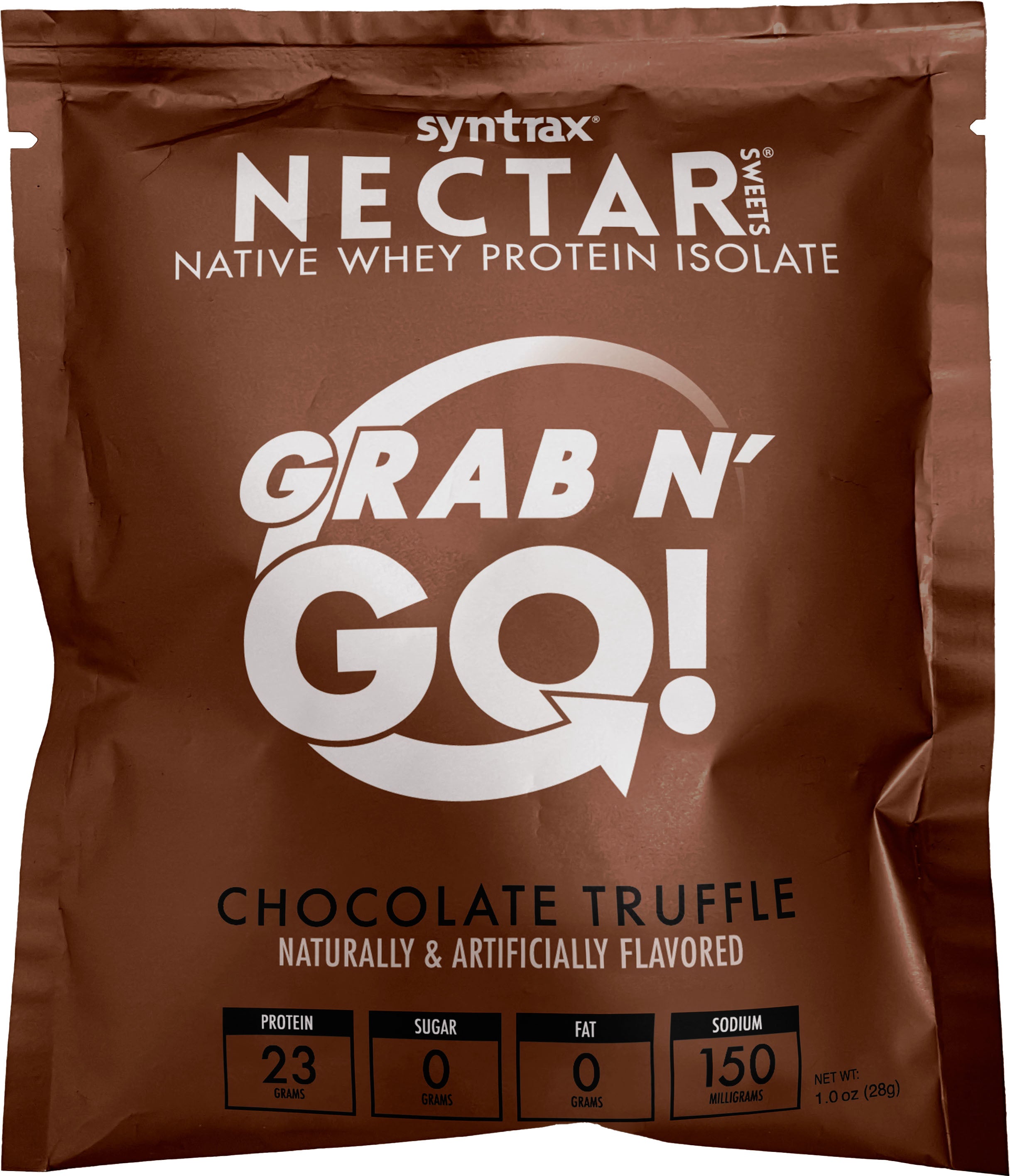 Syntrax Nectar Protein Powder Grab N' Go Box - Chocolate Truffle - High-quality Single Serve Protein Packets by Syntrax at BariatricPal Store