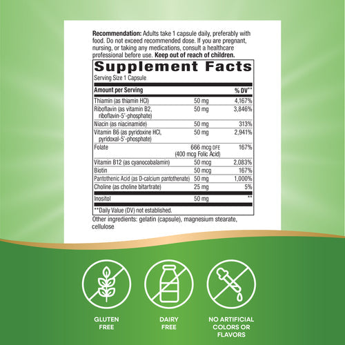 Nature's Way Vitamin B-50 Complex 100 capsules