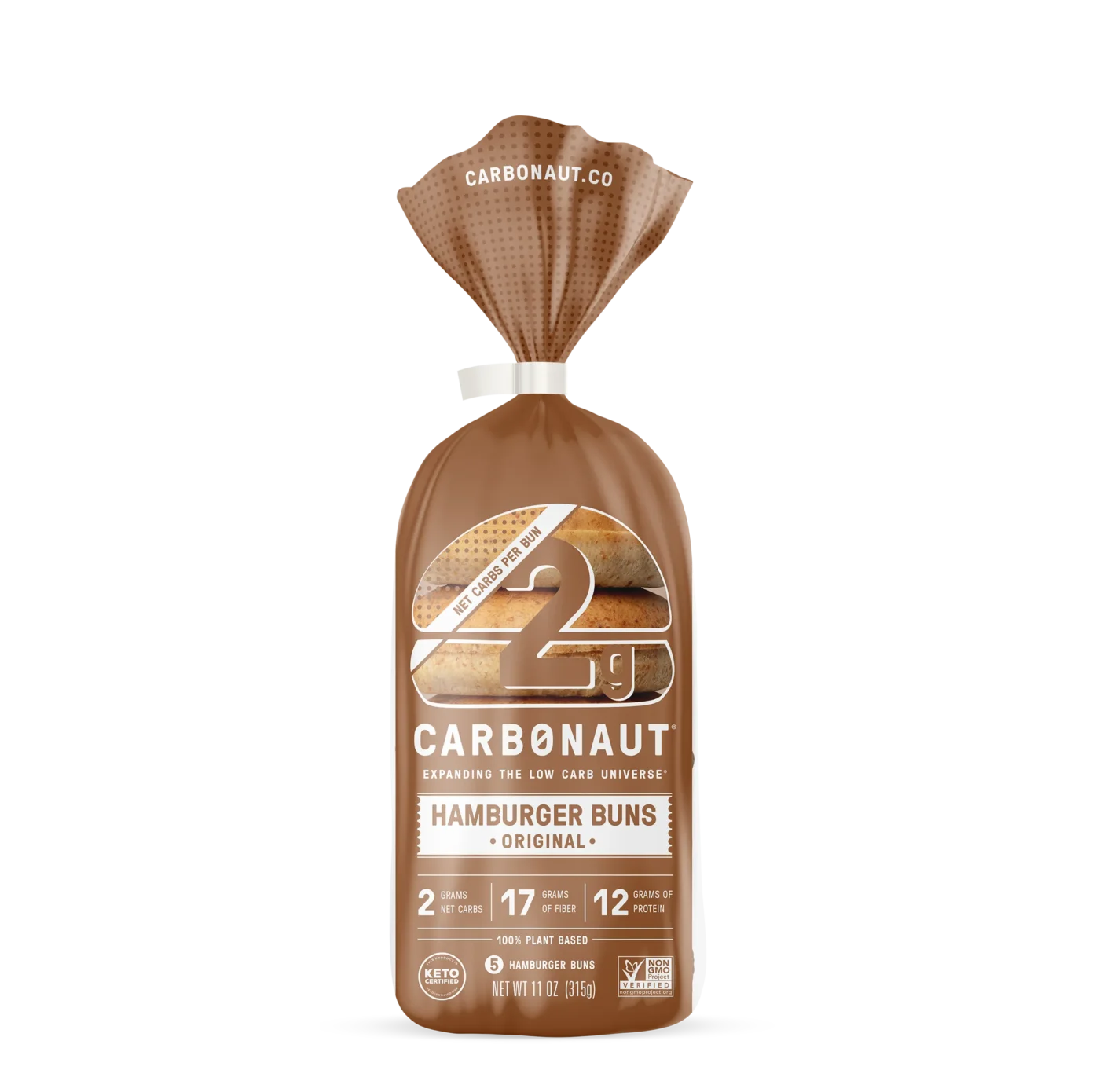Carbonaut Low Carb Hamburger Buns 5 buns
