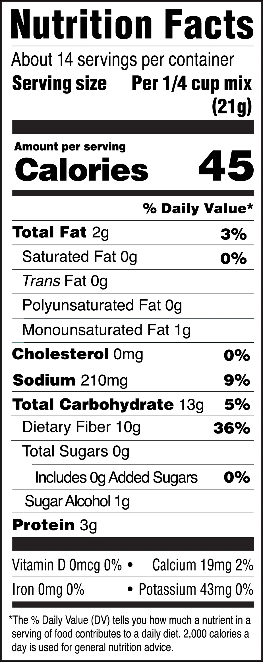 #Type_Pancake & Waffle Mix - Original #Size_One Pack