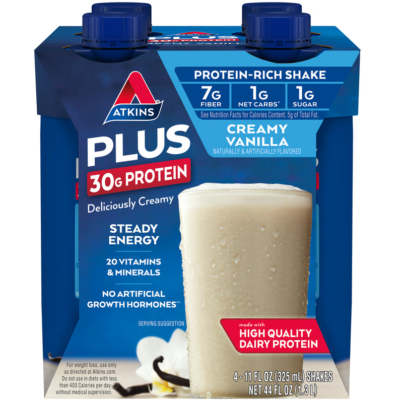Atkins Nutritionals Plus Protein & Fiber Ready-to-Drink Shakes
