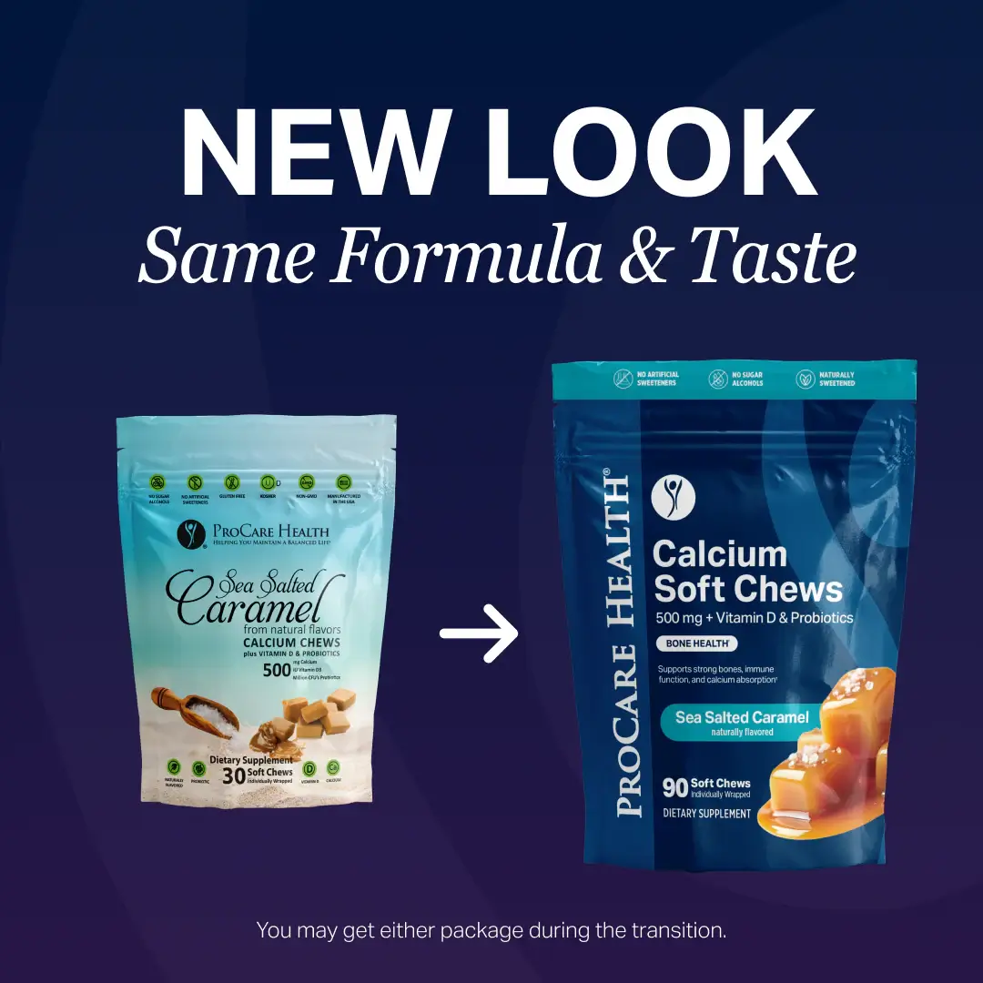 ProCare Health Calcium Soft Chew 500mg - Sea Salted Caramel