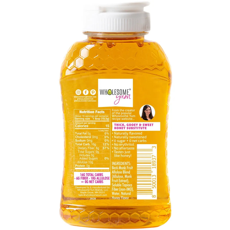 Wholesome Yum Zero Sugar Honey Substitute - 11 oz