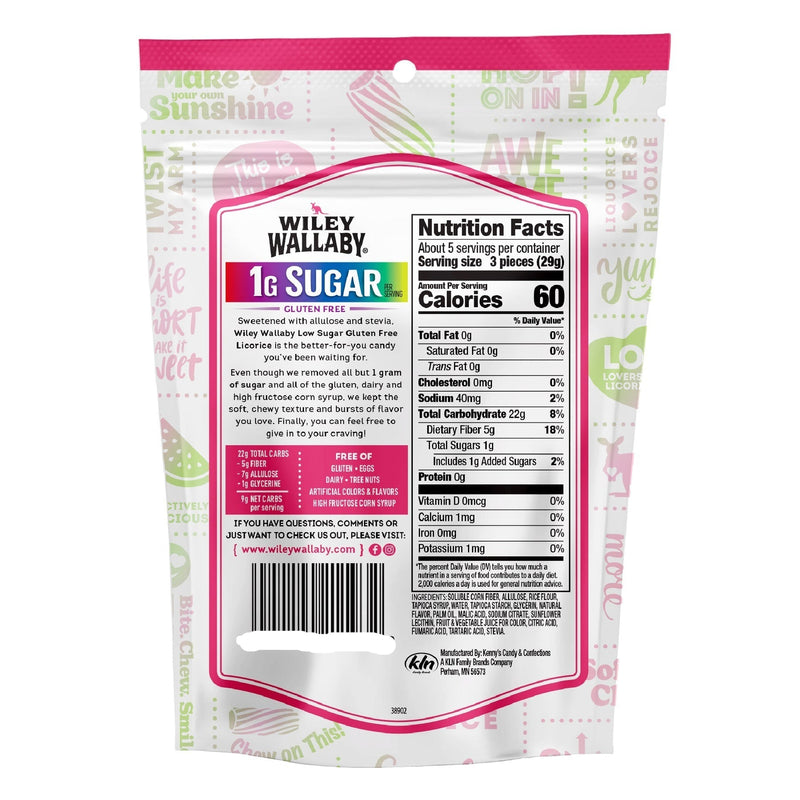 Wiley Wallaby Low Sugar Licorice 5.5 oz