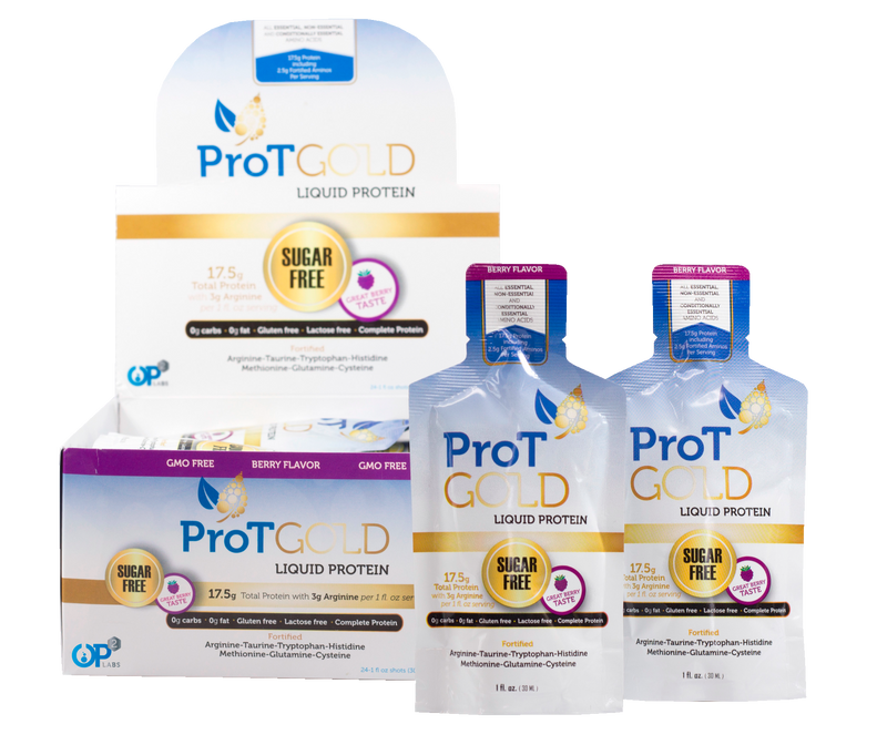 Liquid Collagen Protein Packets by ProT Gold - Berry - High-quality Liquid Protein by ProT Gold at 