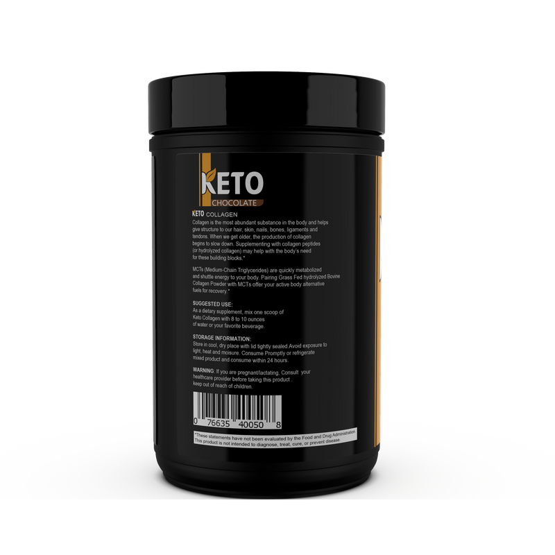 Superior Source Keto Collagen Powder with MCTs, Chocolate, 14 oz - High-quality Collagen Powder by Superior Source at 
