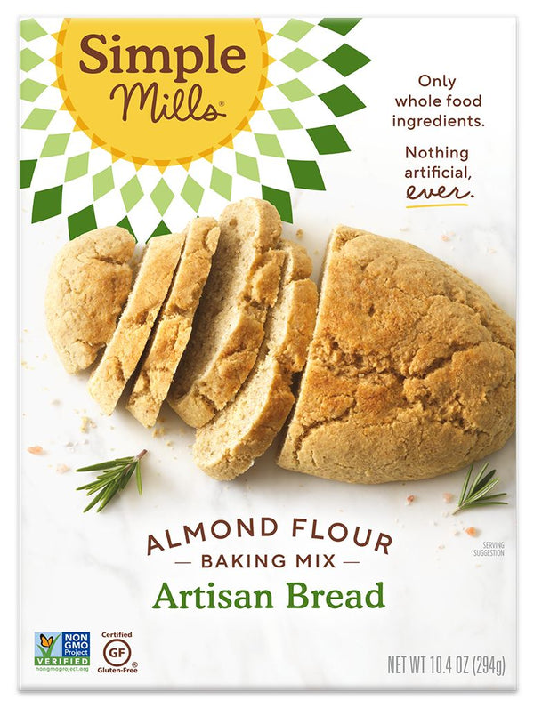 Simple Mills Artisan Bread Almond Flour Mix 10.4 oz - High-quality Baking Products by Simple Mills at 