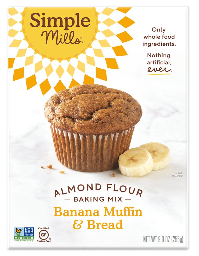 Simple Mills Banana Muffin & Bread Almond Flour Mix 9 oz - High-quality Baking Products by Simple Mills at 