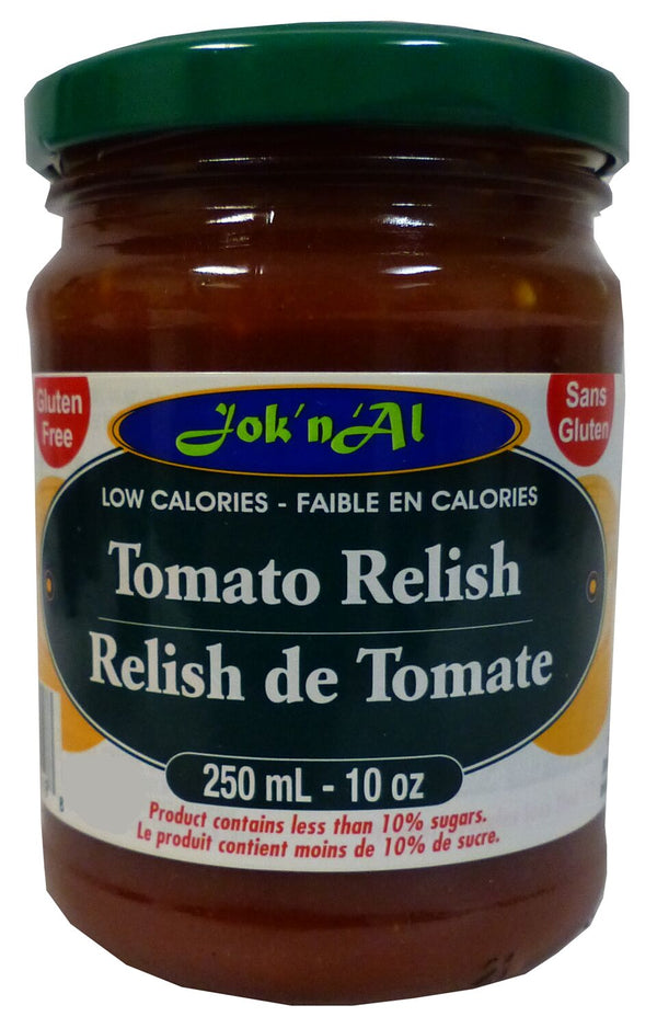 Jok n Al Low Calorie Tomato Relish 10 oz. - High-quality Gluten Free by Jok n Al at 