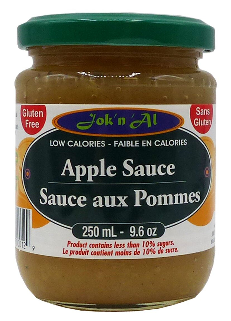 Jok n Al Low Calorie Apple Sauce 9 oz. - High-quality Gluten Free by Jok n Al at 