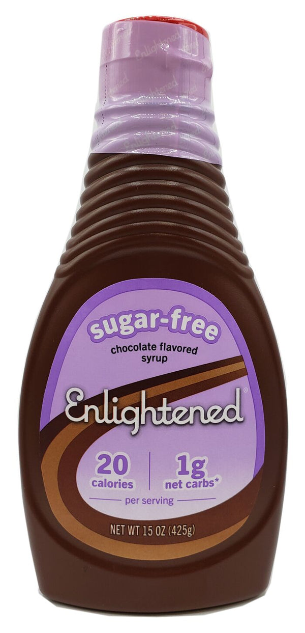 Enlightened Sugar Free Chocolate Syrup 15 oz - High-quality Gluten Free by Enlightened at 