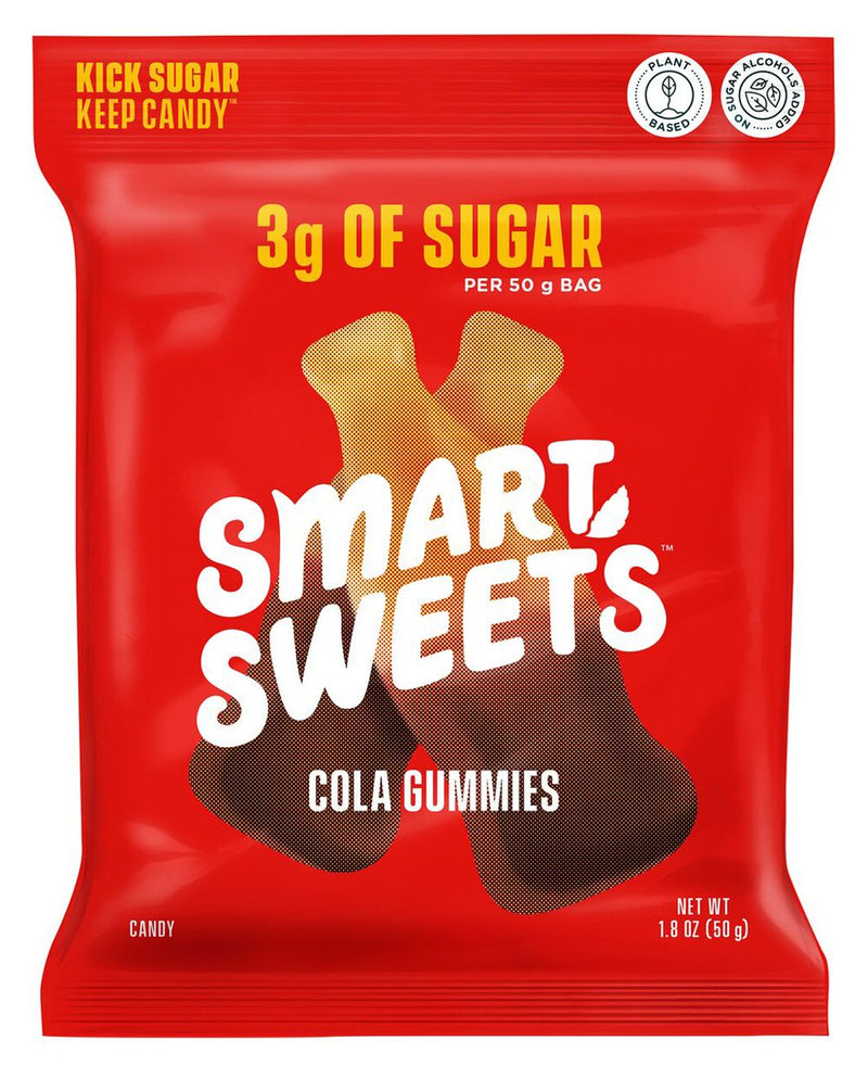 Smart Sweets Cola Gummies 50g (1.8 oz) - High-quality Fiber by Smart Sweets at 