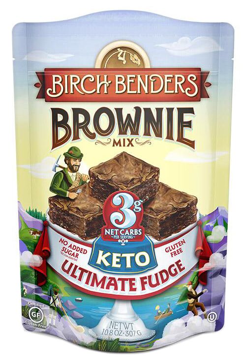 Birch Benders Keto Ultimate Fudge Brownie Mix 10.8 oz - High-quality Baking Products by Birch Benders at 