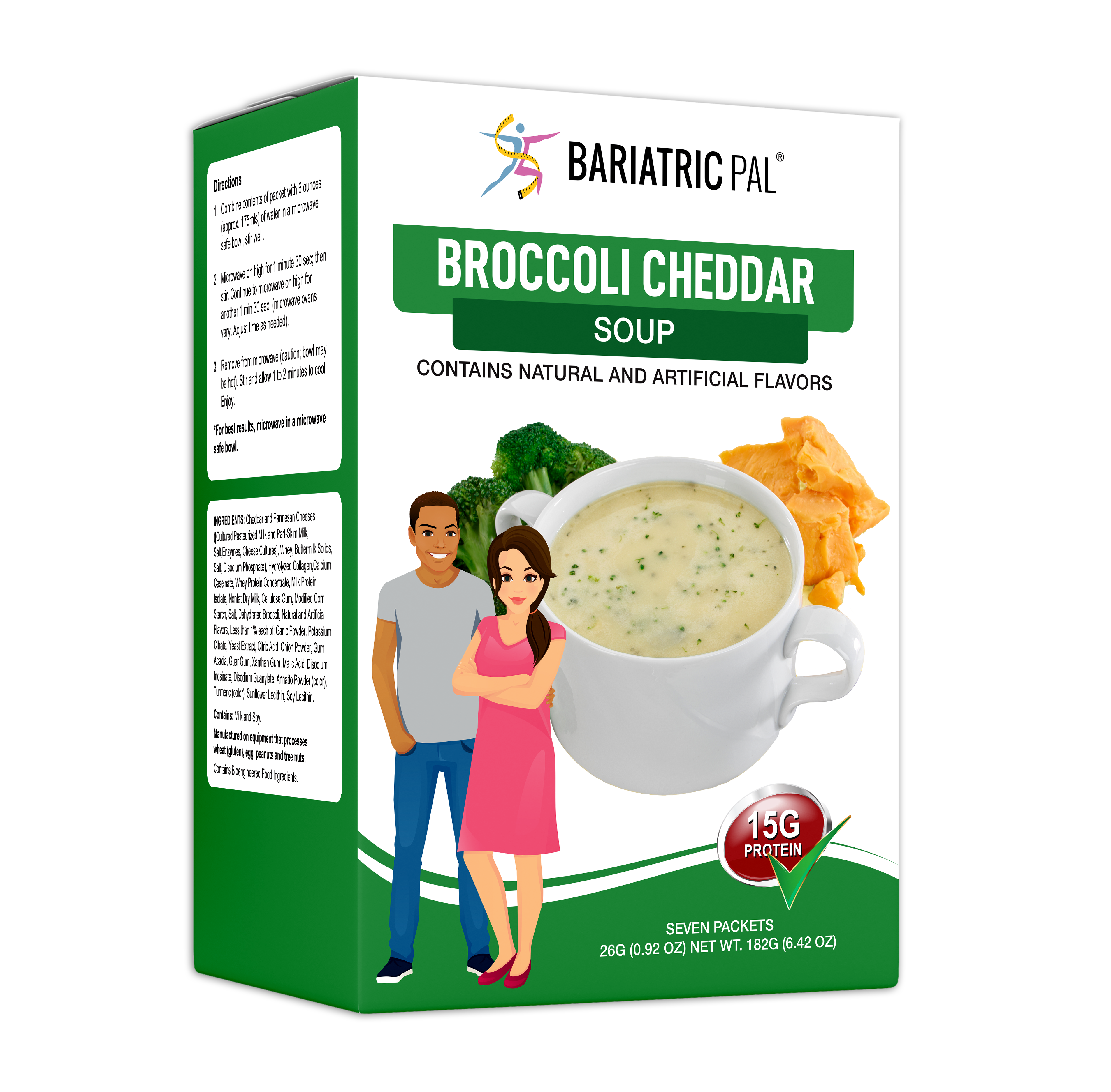 BariatricPal High Protein Meal Replacement Soup - Broccoli and Cheese - High-quality Soups by BariatricPal at 