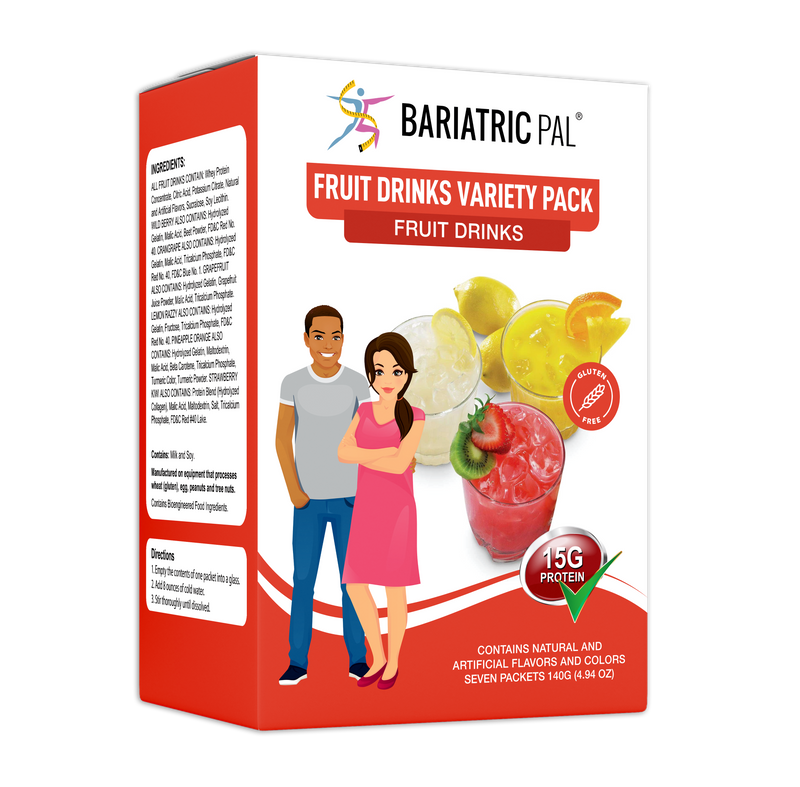 Bariatricpal Fruit Protein Drinks - Variety Pack - High-quality Fruit Drinks by BariatricPal at 