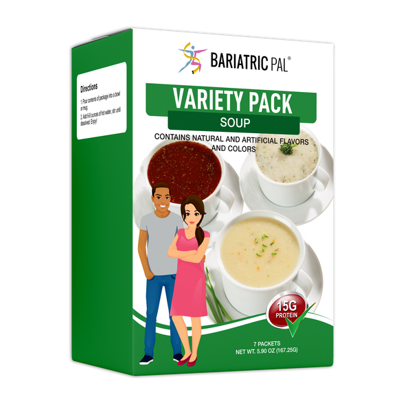BariatricPal 15g Protein Soup - Variety Pack - High-quality Soups by BariatricPal at 