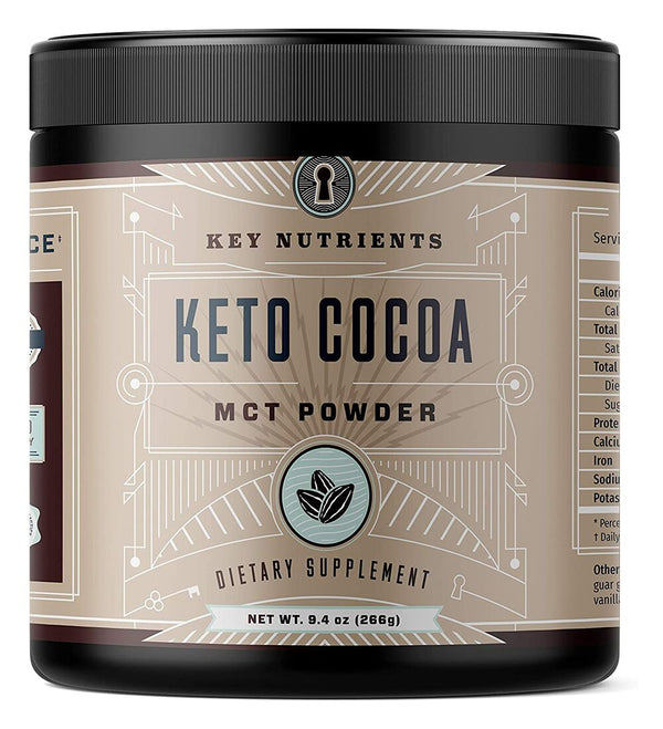 Key Nutrients Keto Cocoa 9.4 oz - High-quality Gluten Free by Key Nutrients at 