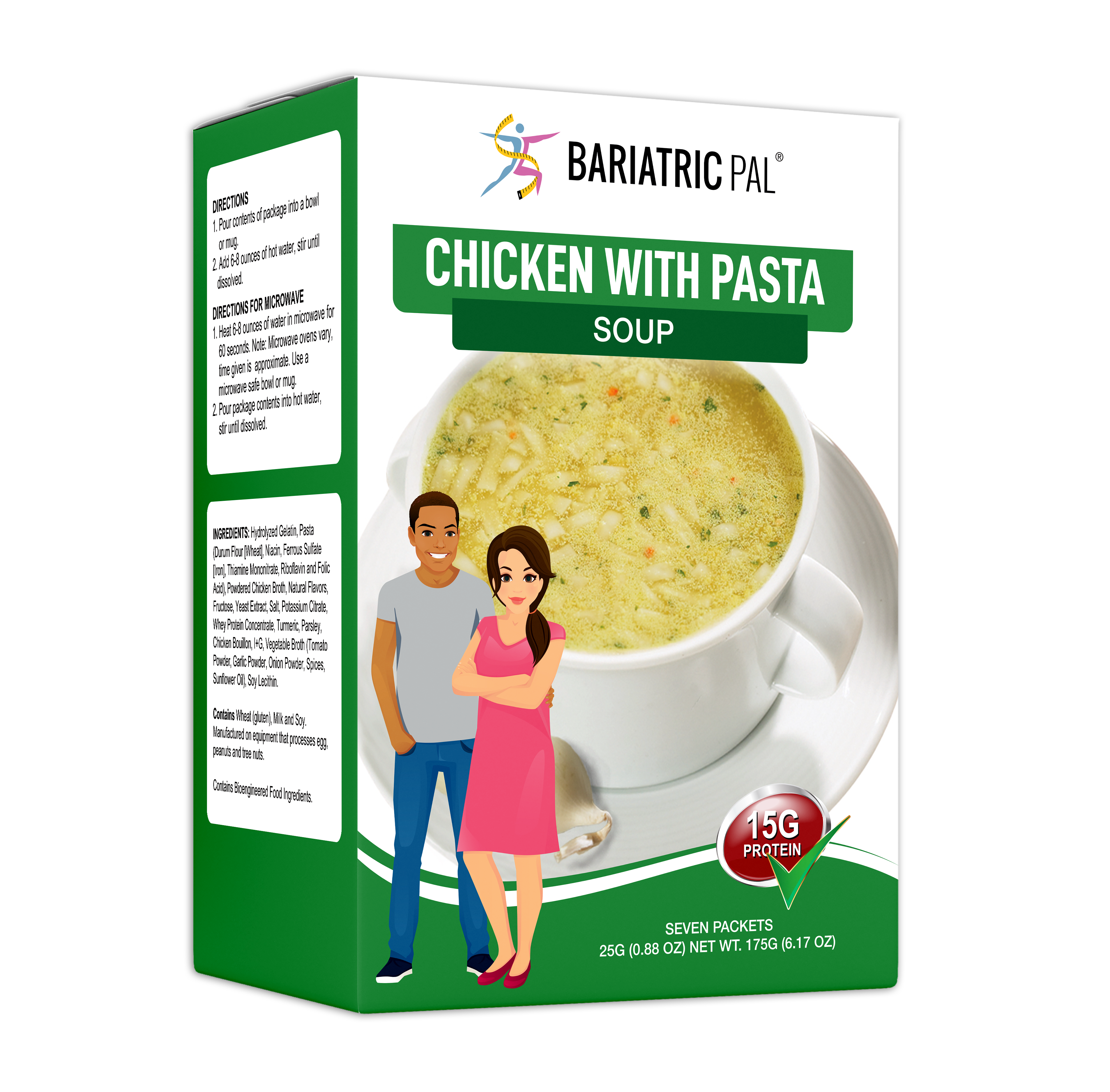 BariatricPal Protein Soup - Chicken with Pasta - High-quality Soups by BariatricPal at 