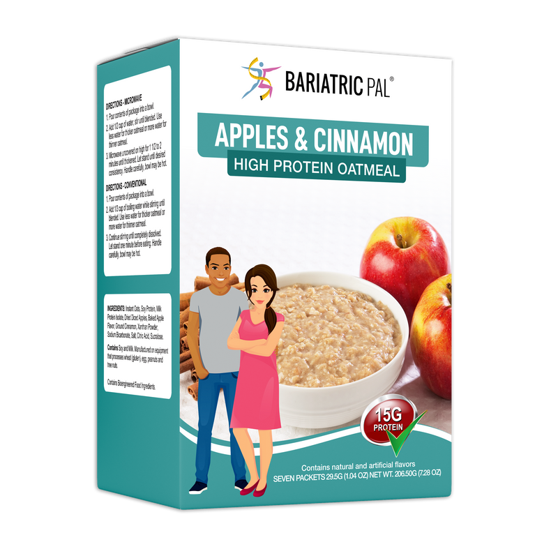 BariatricPal Hot Protein Breakfast - Apple Cinnamon Oatmeal - High-quality Breakfast by BariatricPal at 