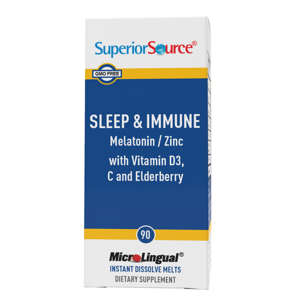 Superior Source Sleep & Immune MicroLingual® Instant Dissolve Tablets - High-quality Sleep Aid by Superior Source at 