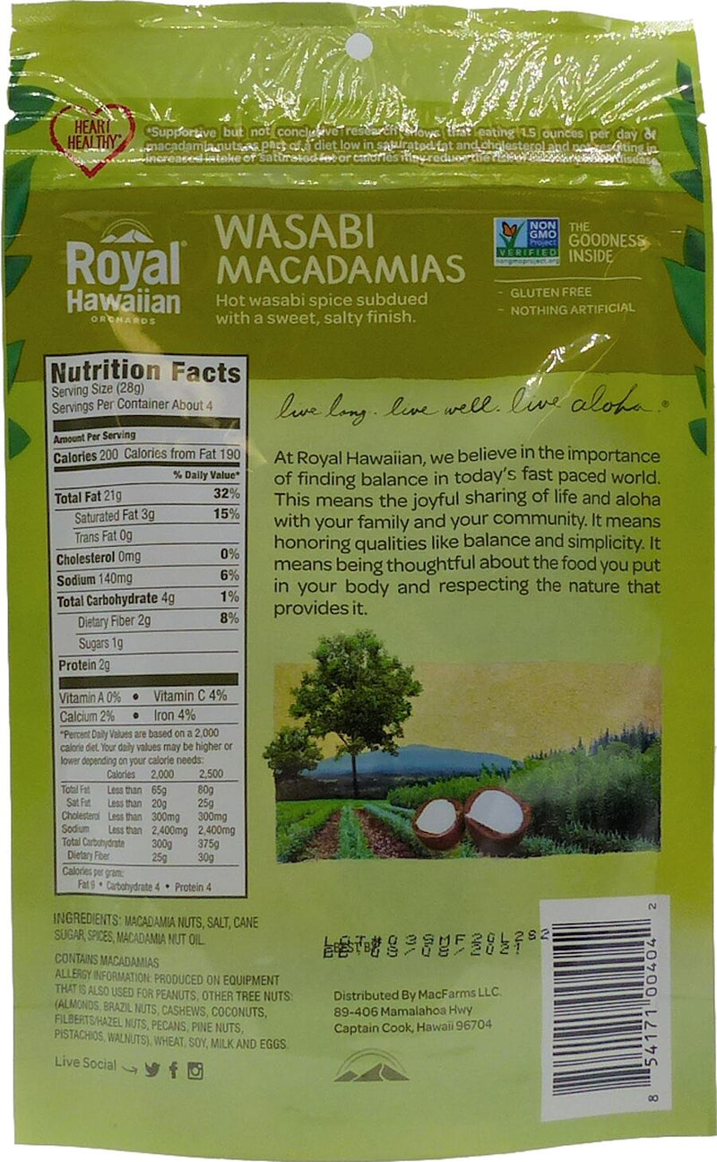 Royal Hawaiian Orchards Roasted Macadamia Nuts