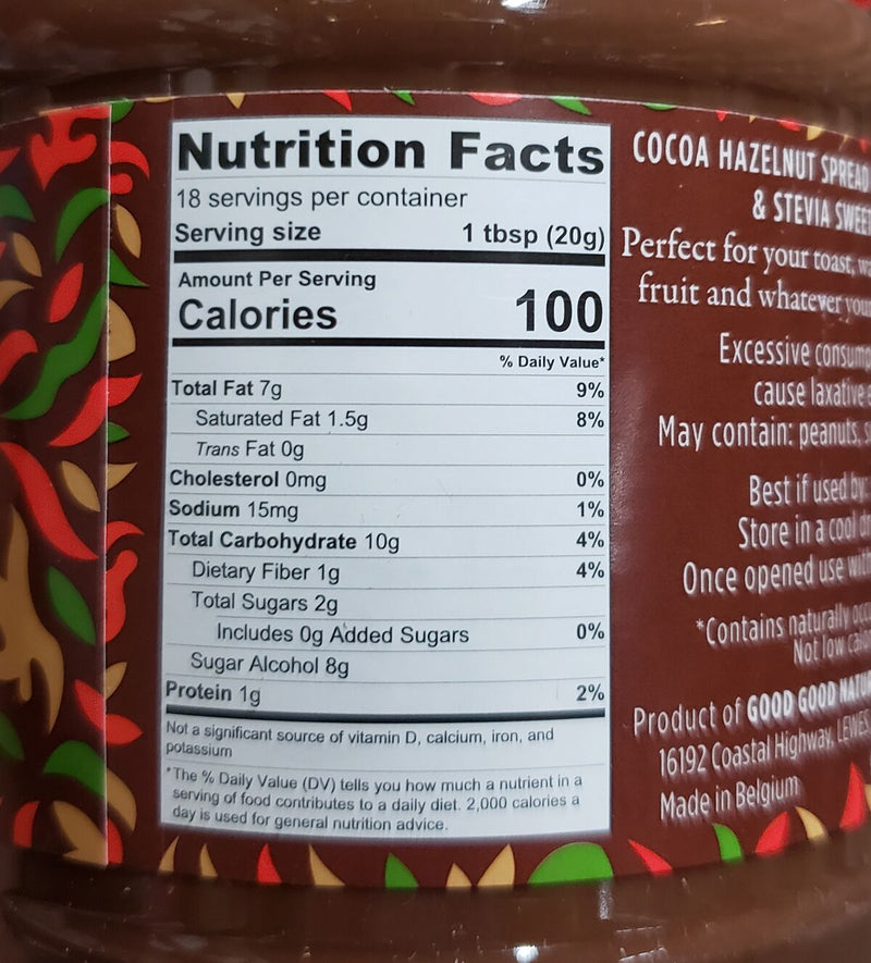 Good Good Choco Hazel 12 oz - High-quality Low Carbohydrate/Keto by Good Good at 