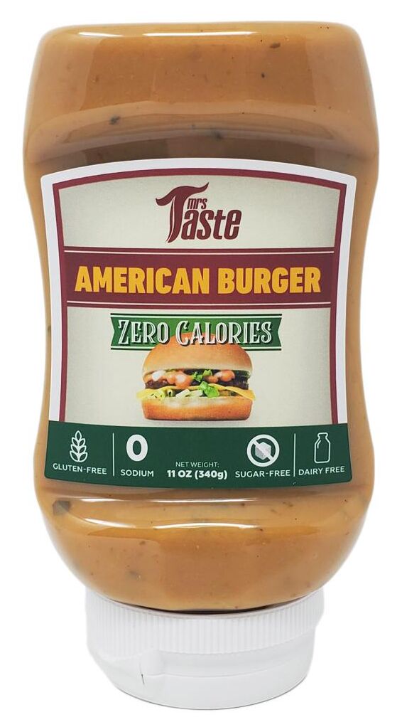 Mrs Taste Zero Calorie American Burger Sauce 11 oz - High-quality Gluten Free by Mrs Taste at 