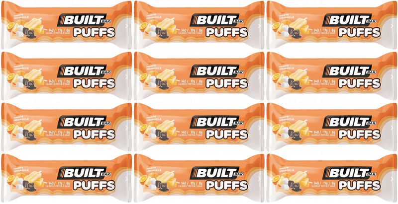 Built Bar Protein Puffs - Orange Dreamsicle - High-quality Protein Bars by Built Bar at 