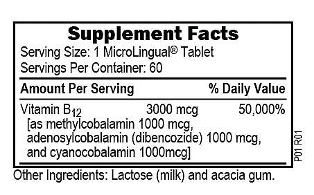 Superior Source No Shot Triple B12 3000 MCG MicroLingual® Instant Dissolve Tablets - High-quality Vitamin B by Superior Source at 