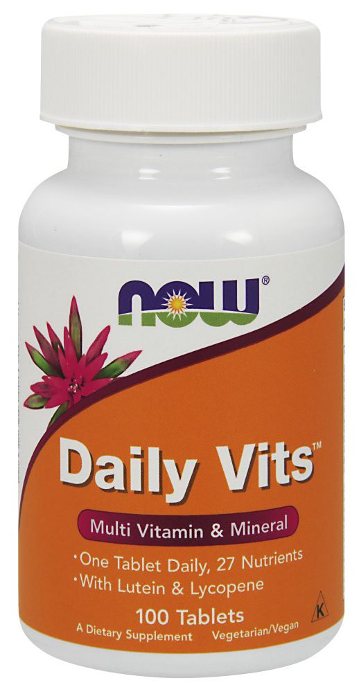 NOW Daily Vits Multi 100 tablets - High-quality Vitamins by NOW at 