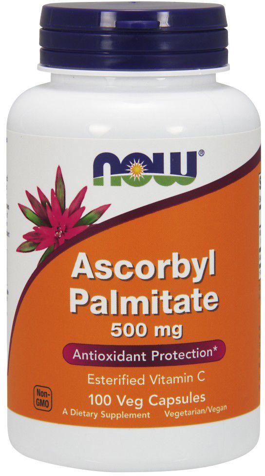 NOW Ascorbyl Palmitate 100 veg capsules - High-quality Vitamins by NOW at 