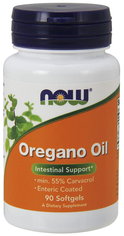 NOW Oregano Oil 90 enteric-coated softgels - High-quality Gluten Free by NOW at 