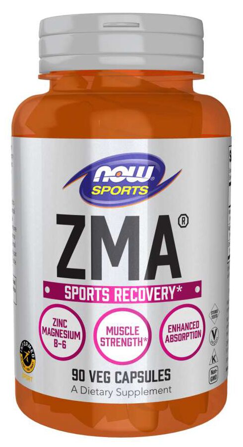 NOW ZMA 90 veg capsules - High-quality Sports Nutrition by NOW at 