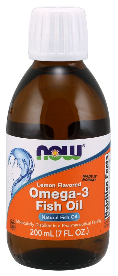 NOW Omega-3 Fish Oil Liquid
