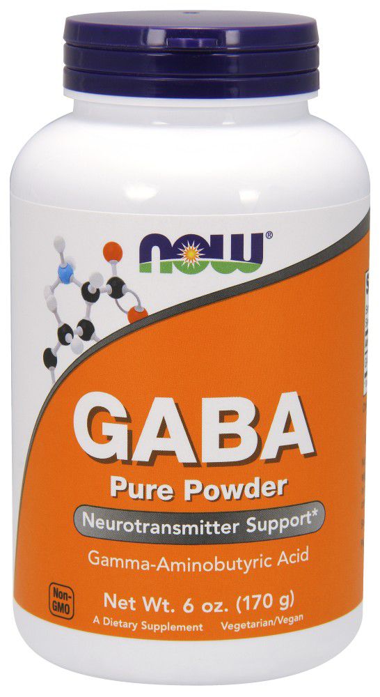 NOW GABA Powder 6 oz. (170g) - High-quality Amino Acids by NOW at 