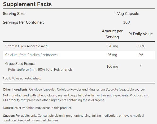 #Dosage_100 mg #Size_100 veg capsules