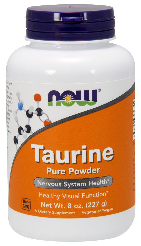 NOW Taurine Powder 8 oz. - High-quality Amino Acids by NOW at 