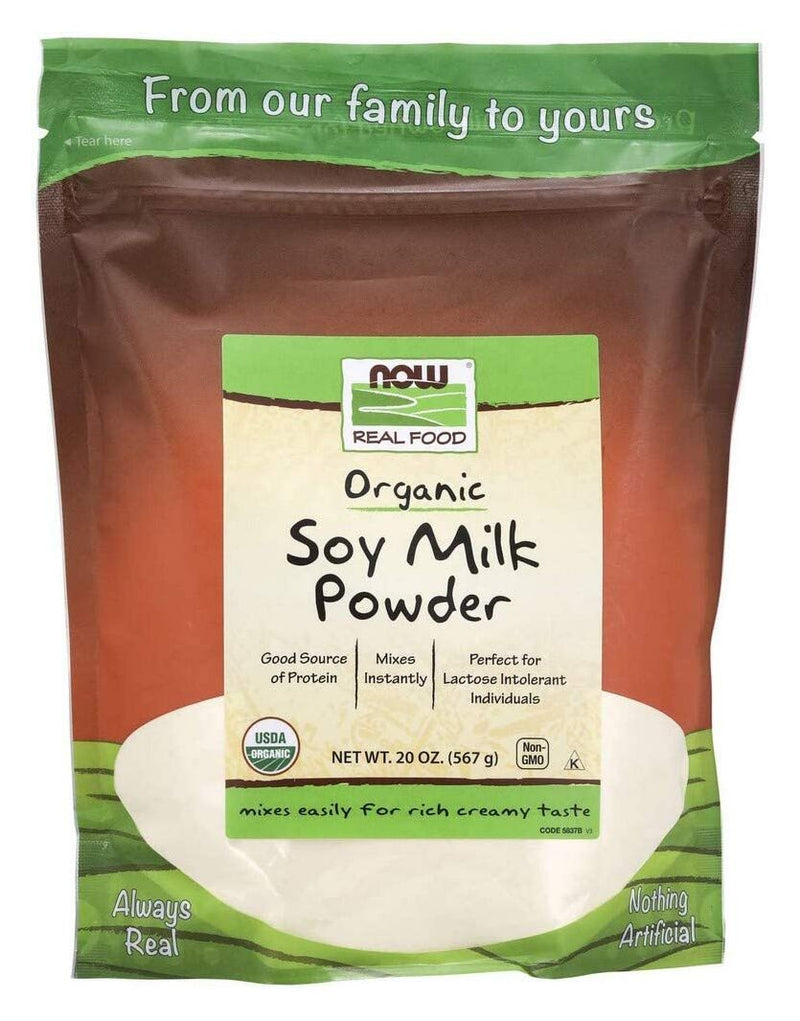 NOW Soy Milk Powder 20 oz. - High-quality Beverages by NOW at 