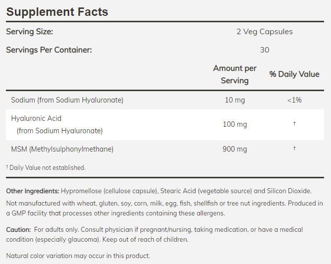 #Dosage_50mg, 60 veg capsules