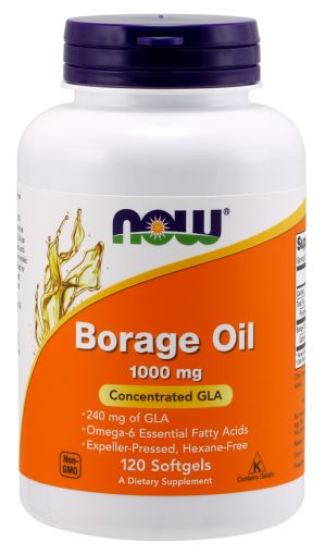 NOW Borage Oil 120 softgels - High-quality Oils/EFAs by NOW at 