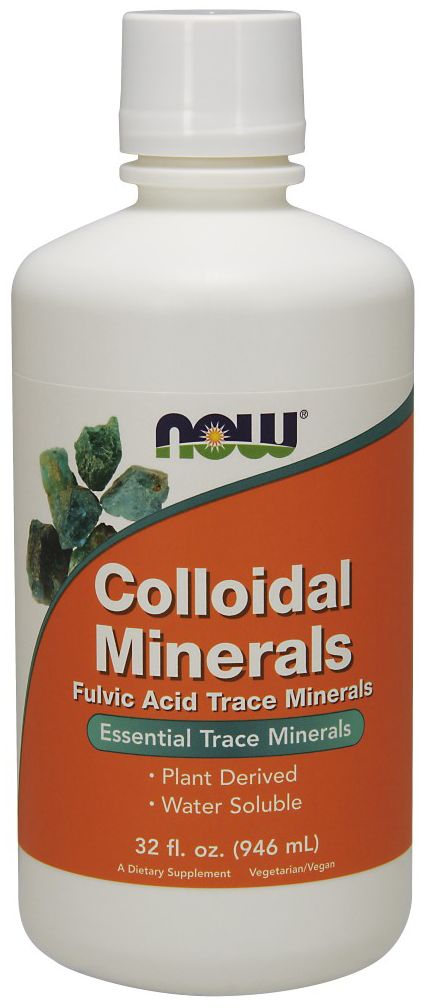 NOW Colloidal Minerals 32 fl oz. - High-quality Gluten Free by NOW at 