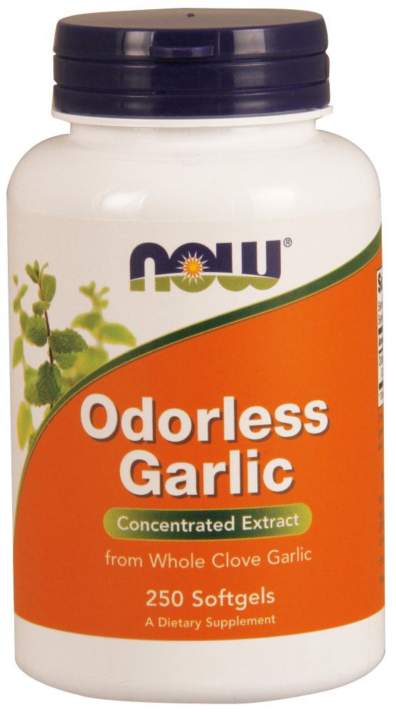 NOW Garlic 250 softgels - High-quality Herbs by NOW at 