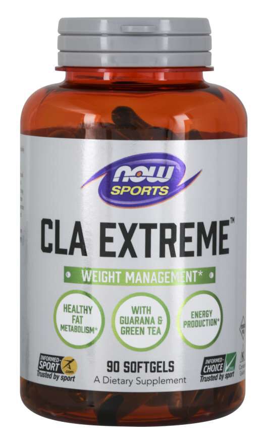 NOW CLA Extreme 90 softgels - High-quality Diet and Weight Loss by NOW at 